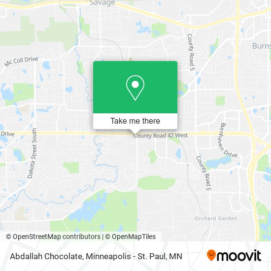 Mapa de Abdallah Chocolate