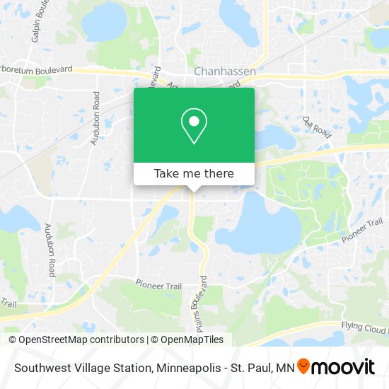 Southwest Village Station map