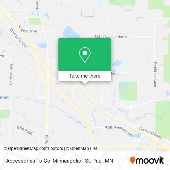 Accessories To Go map