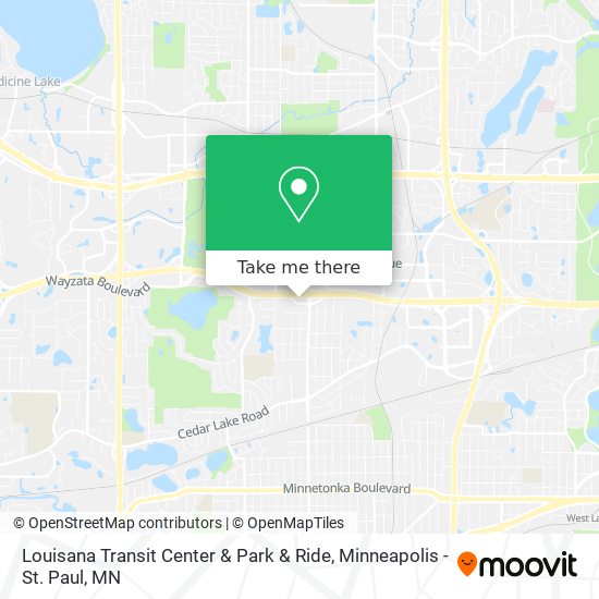 Mapa de Louisana Transit Center & Park & Ride