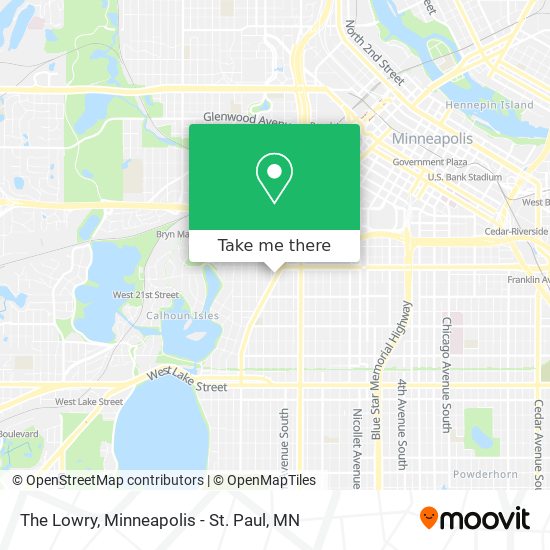 Mapa de The Lowry