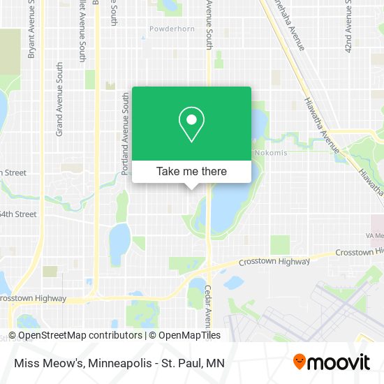 Miss Meow's map