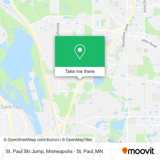 St. Paul Ski Jump map