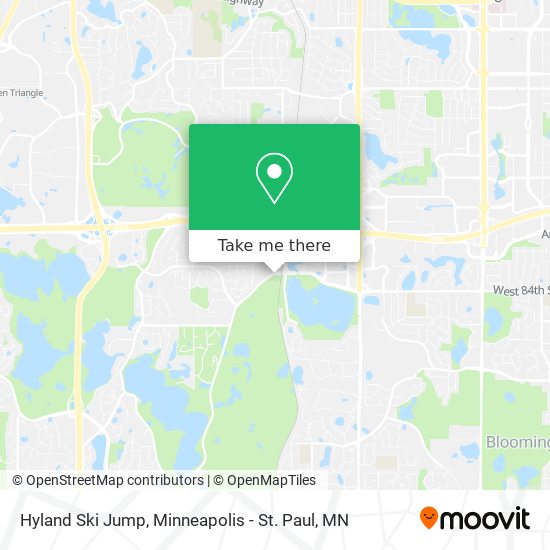 Hyland Ski Jump map
