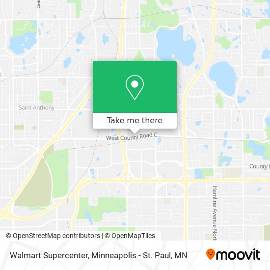 Walmart Supercenter map