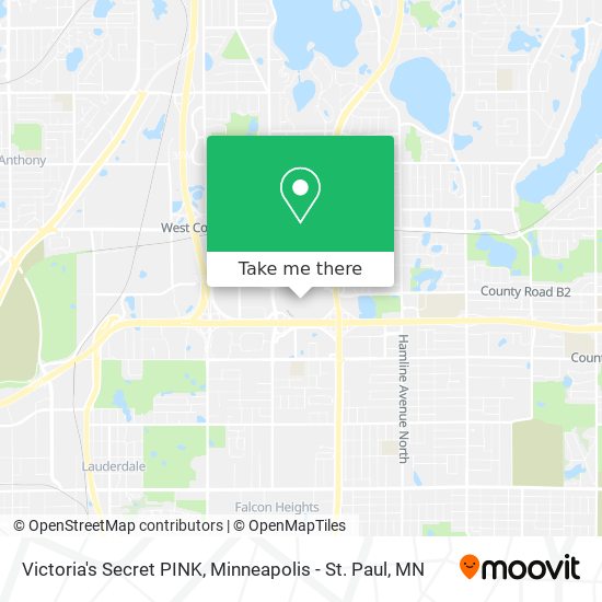 Victoria's Secret PINK map