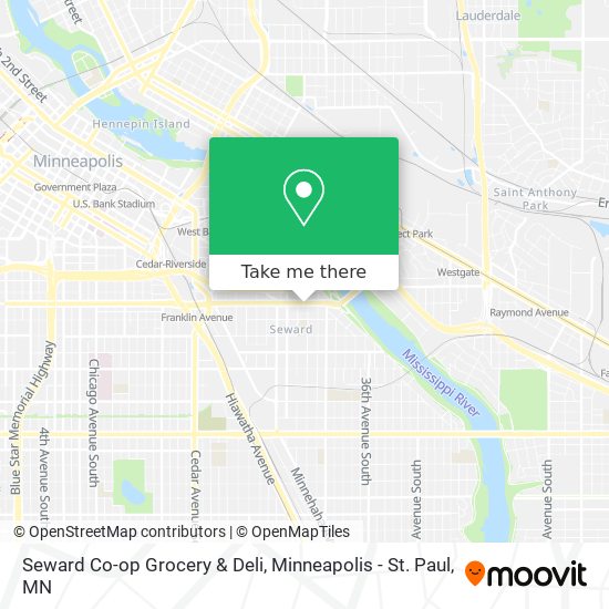 Seward Co-op Grocery & Deli map