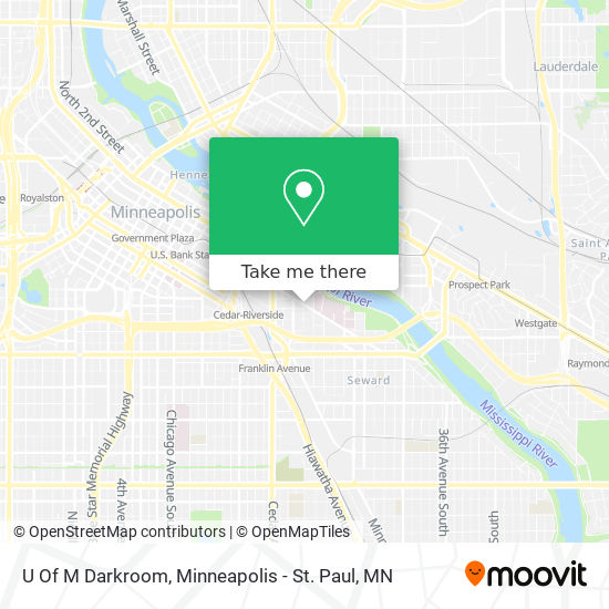 U Of M Darkroom map