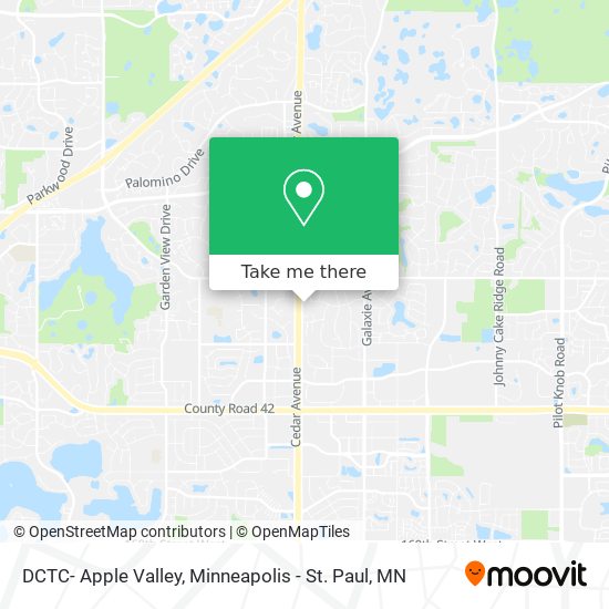 DCTC- Apple Valley map
