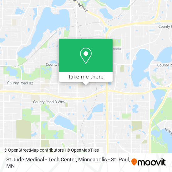 Mapa de St Jude Medical - Tech Center