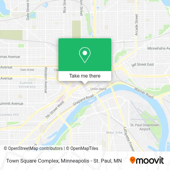 Town Square Complex map