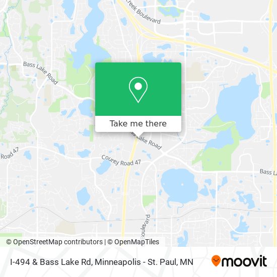 Mapa de I-494 & Bass Lake Rd
