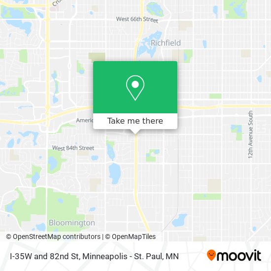 Mapa de I-35W and 82nd St