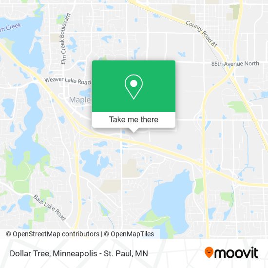 Dollar Tree map