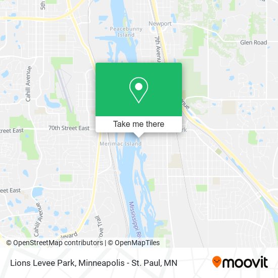Lions Levee Park map
