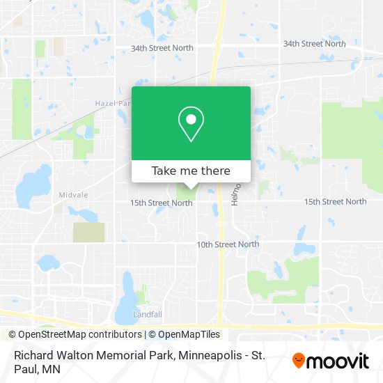 Richard Walton Memorial Park map