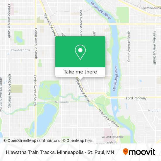 Mapa de Hiawatha Train Tracks