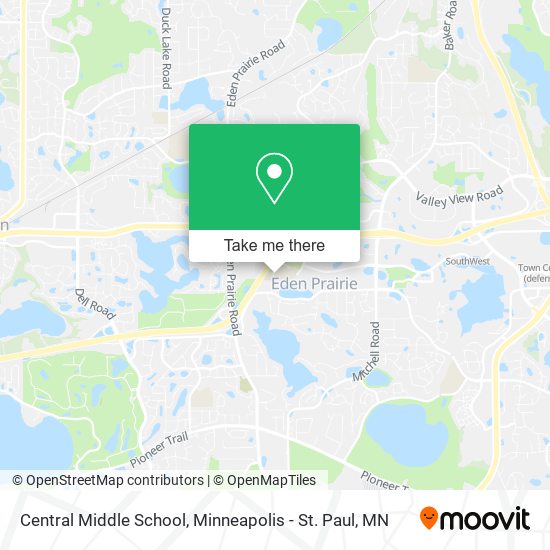 Central Middle School map