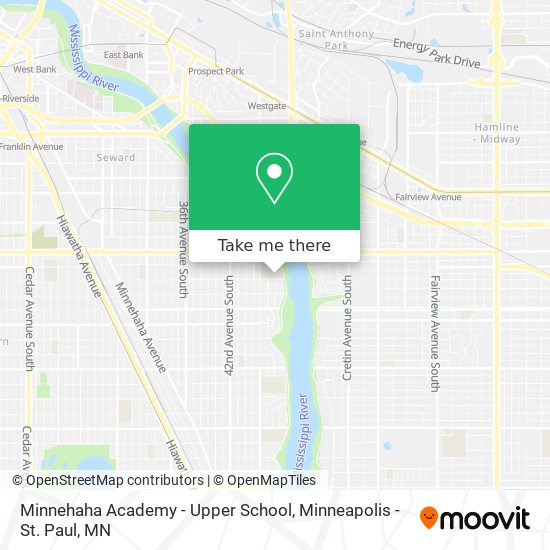 Minnehaha Academy - Upper School map
