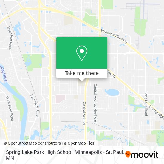 Spring Lake Park High School map