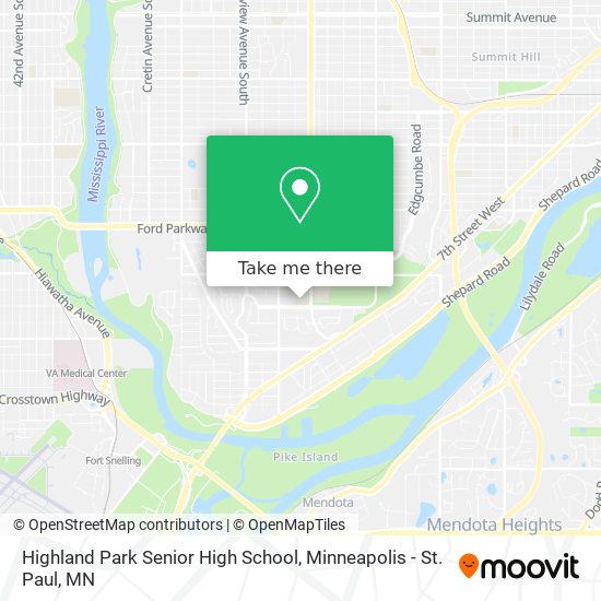 Highland Park Senior High School map