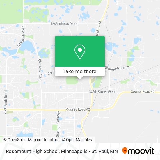 Rosemount High School map