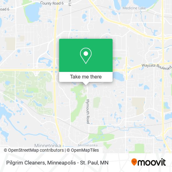 Pilgrim Cleaners map