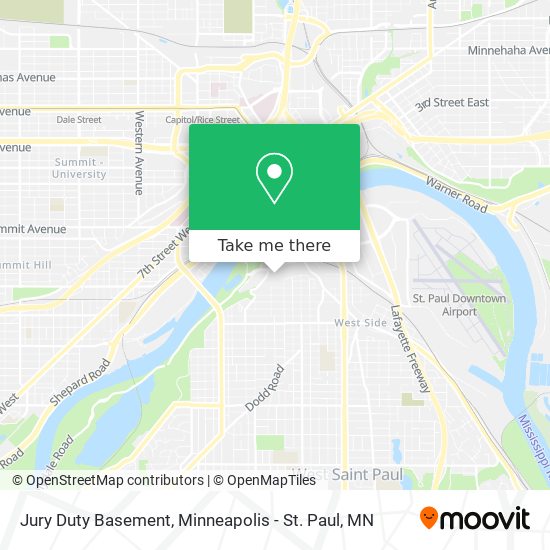 Jury Duty Basement map