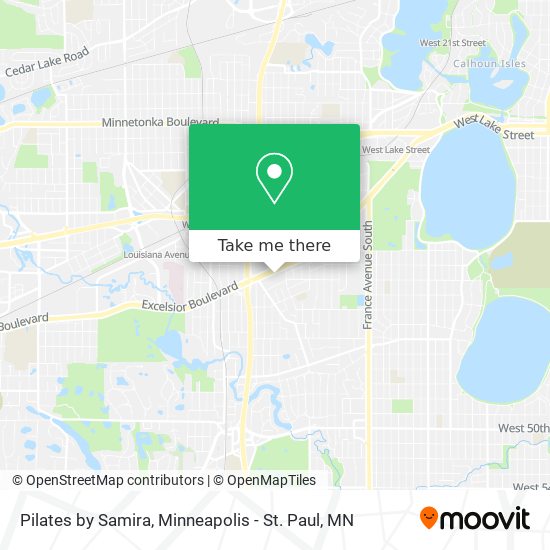 Pilates by Samira map