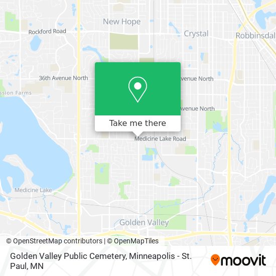 Golden Valley Public Cemetery map