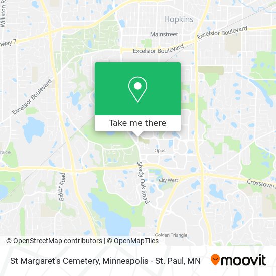 St Margaret's Cemetery map