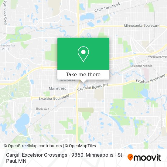 Mapa de Cargill Excelsior Crossings - 9350