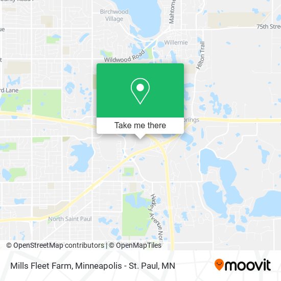 Mapa de Mills Fleet Farm