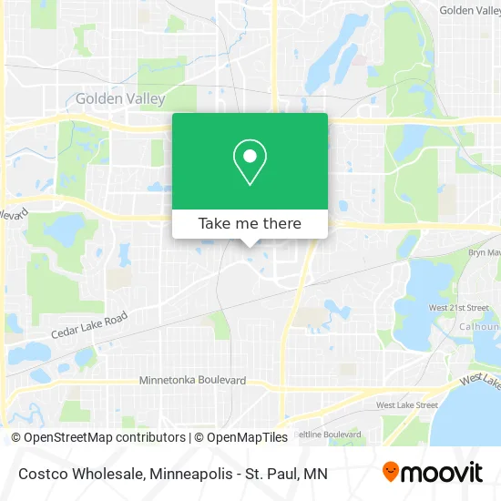 Costco Locations Minnesota Map How To Get To Costco Wholesale In St. Louis Park By Bus Or Light Rail?