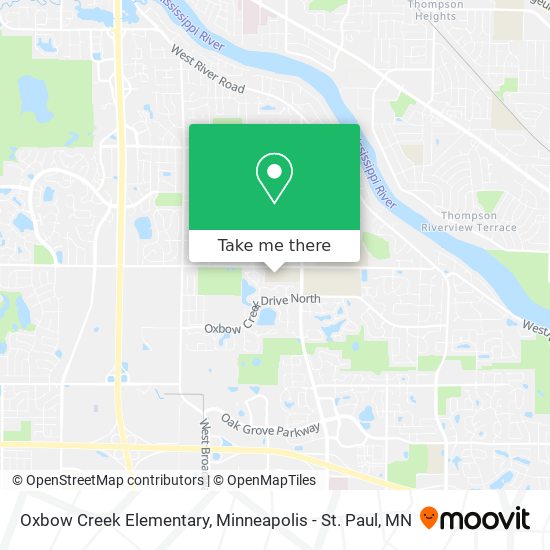 Oxbow Creek Elementary map