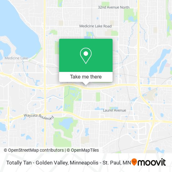 Totally Tan - Golden Valley map