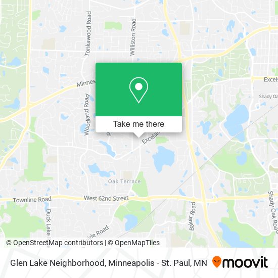 Mapa de Glen Lake Neighborhood