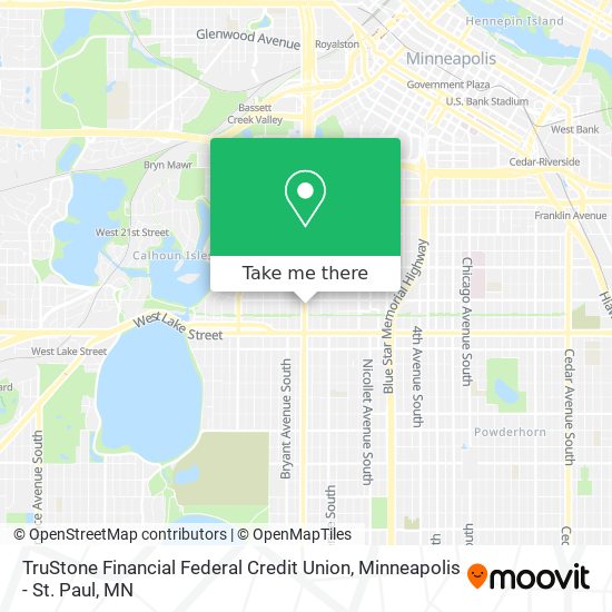 Mapa de TruStone Financial Federal Credit Union