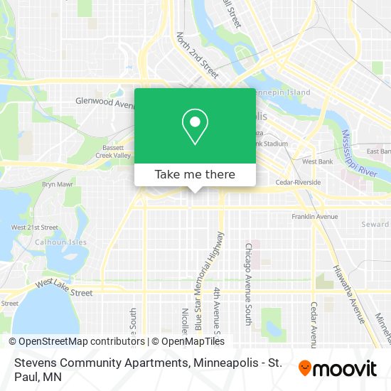 Mapa de Stevens Community Apartments