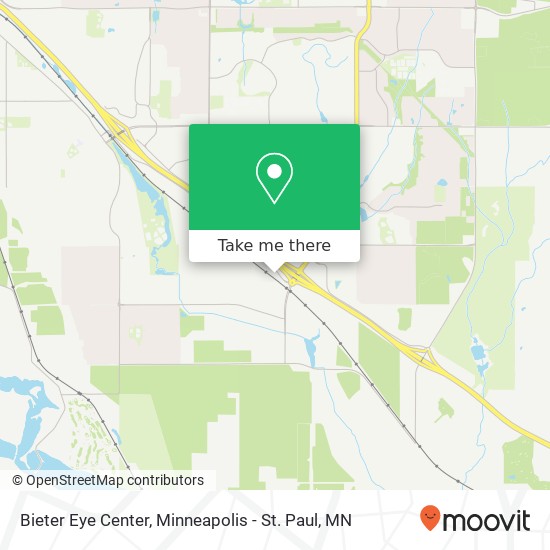 Bieter Eye Center map