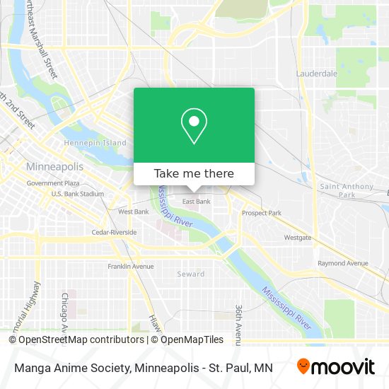 Manga Anime Society map