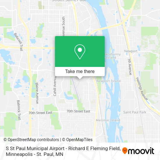 S St Paul Municipal Airport - Richard E Fleming Field map