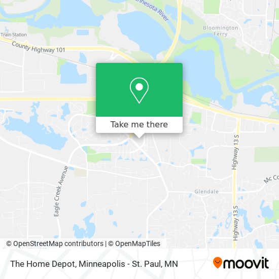 The Home Depot map
