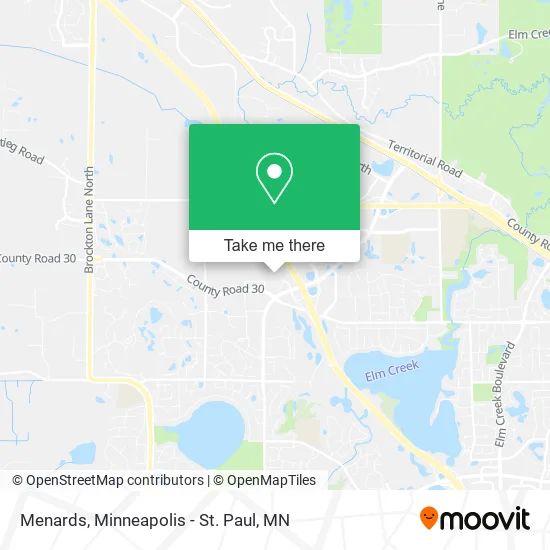 Menards map