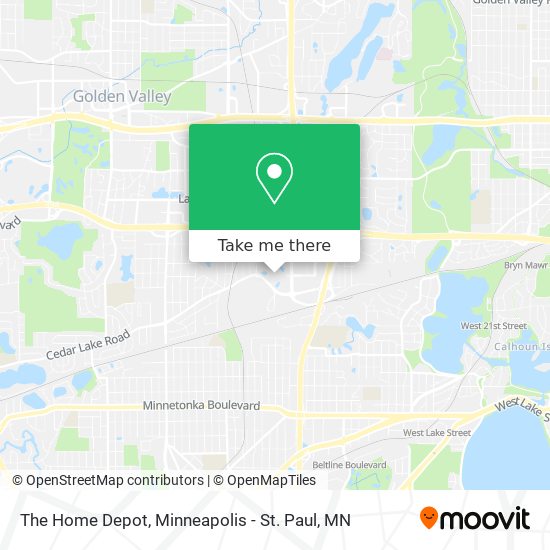 Mapa de The Home Depot