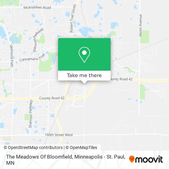 The Meadows Of Bloomfield map
