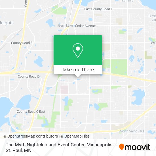 Mapa de The Myth Nightclub and Event Center