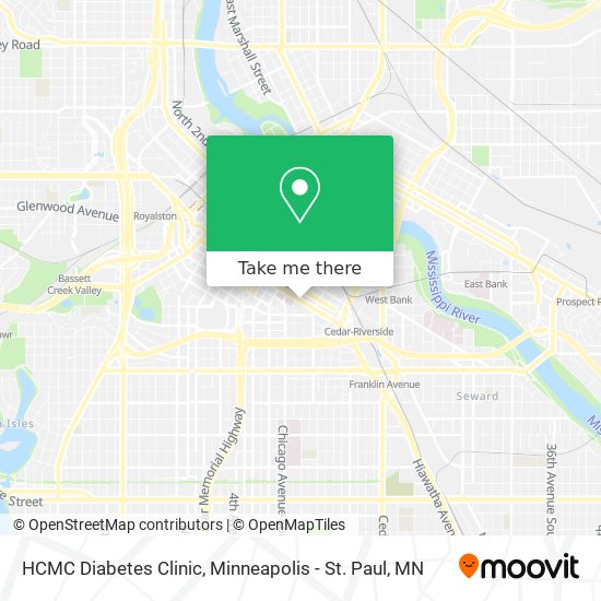 Mapa de HCMC Diabetes Clinic