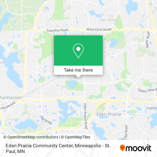 Eden Prairie Community Center map