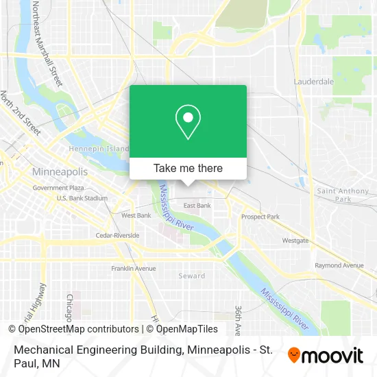 Mechanical Engineering Building map